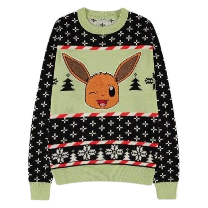 Difuzed, Unisexe, Pull-over, Pokemon - Evoli - XXL Grosse, Multicolore, (XXL)
