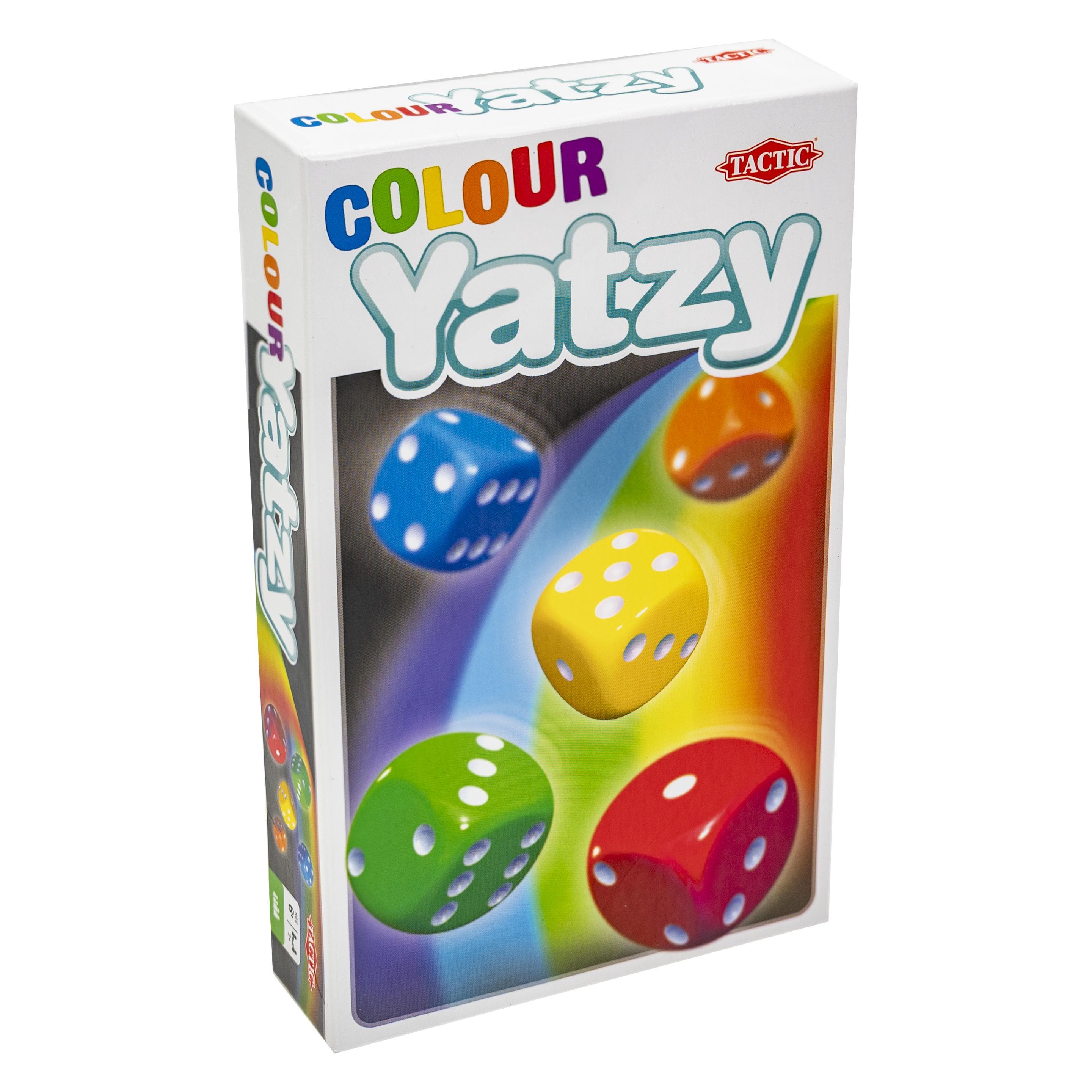 Default Jeu de dés « Yatzy » Tactic Colour (Allemand, Anglais, Danois, Finlandais, Français, Néerlandais, Norvégien, Polonais, Suédois, 2 -