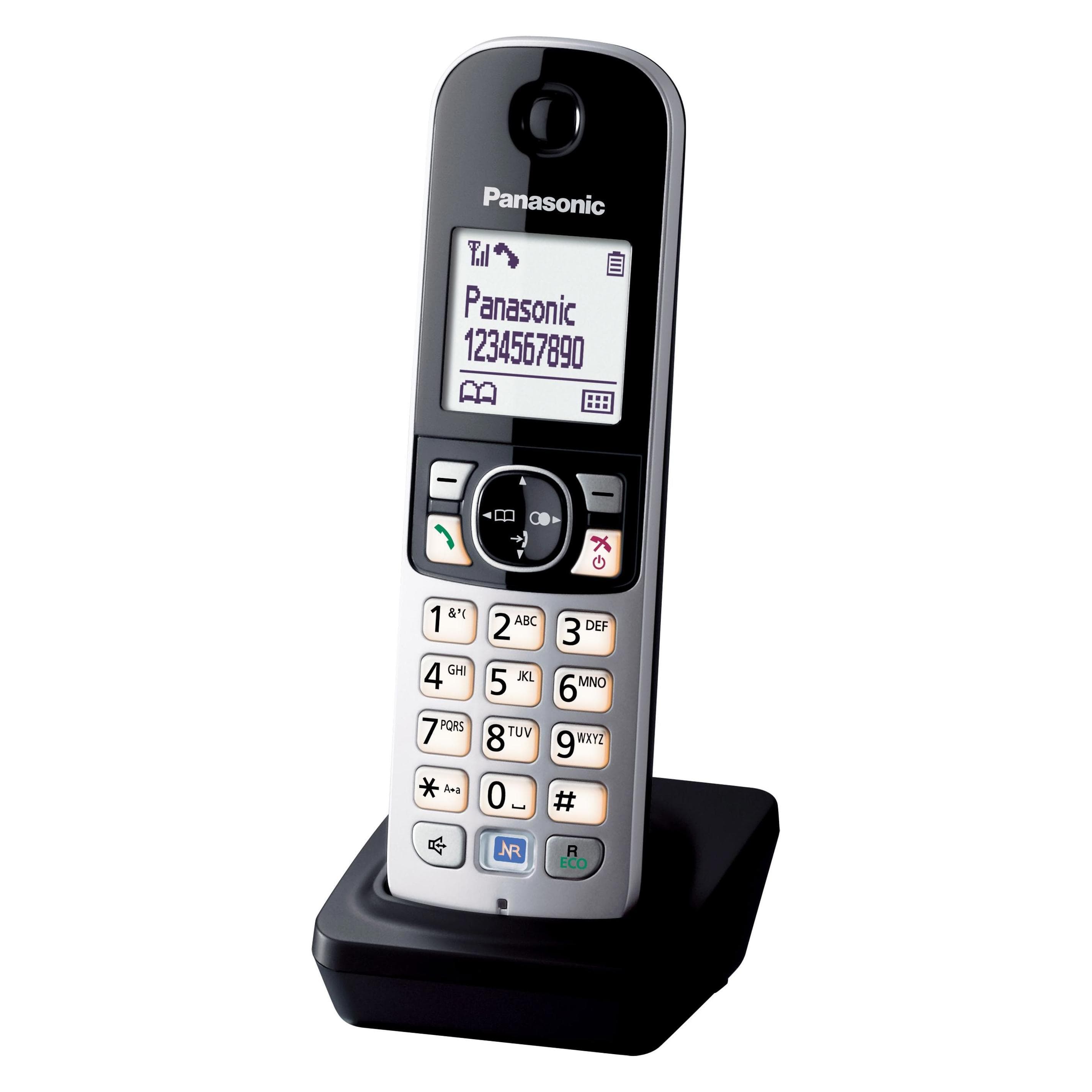 Panasonic Kx-Tga681, Téléphone, Noir