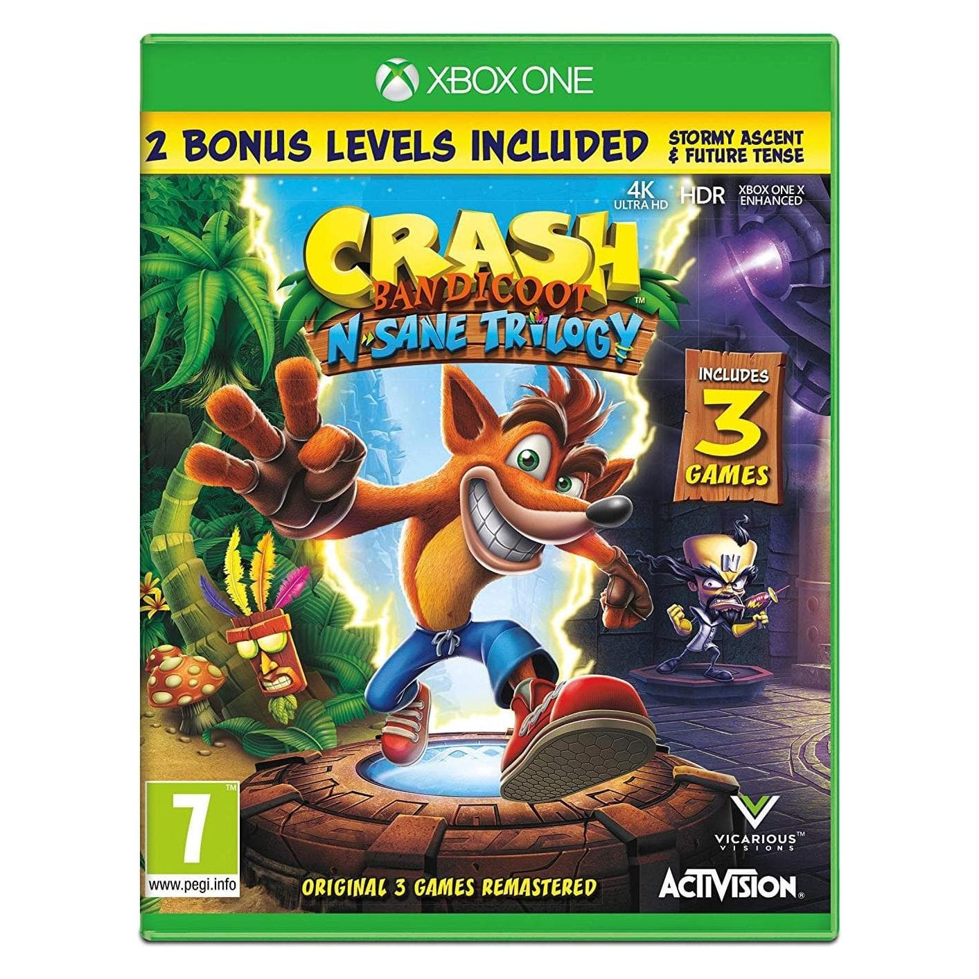 Activision, Microsoft Crash Bandicoot N. Sane Trilogy, Xbox One