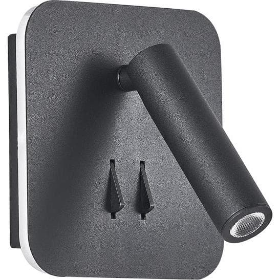 Domoletti, Applique + plafonnier, WALL LAMP AREA 19002-BK 3W+6W LED (430 lm)