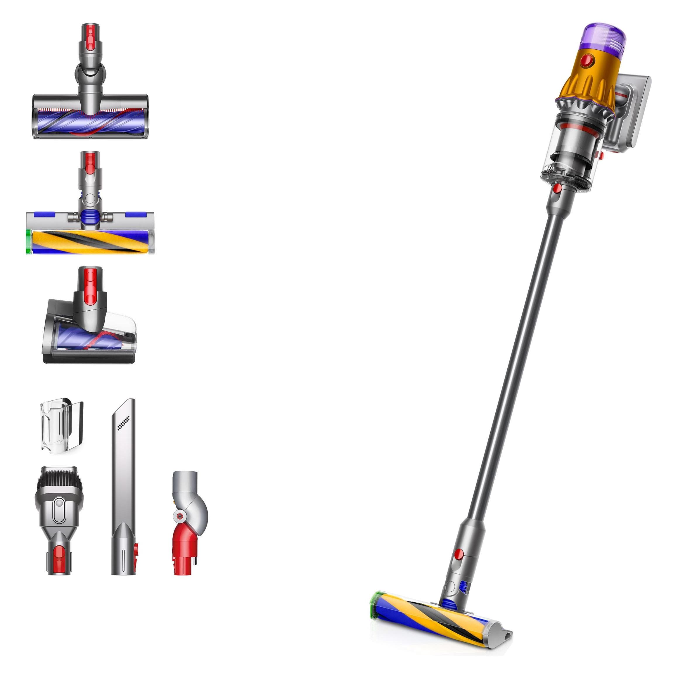 Dyson V12 Detect Slim Absolute, Aspirateur, Argent