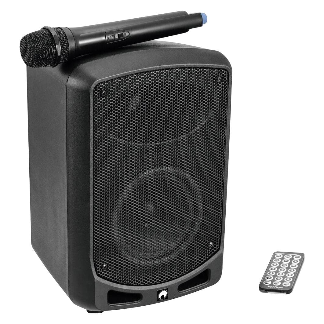 Omnitronic Mini-WAMS 065 BT Système de sonorisation portable (1x 40 W), Haut-parleur PA, Noir