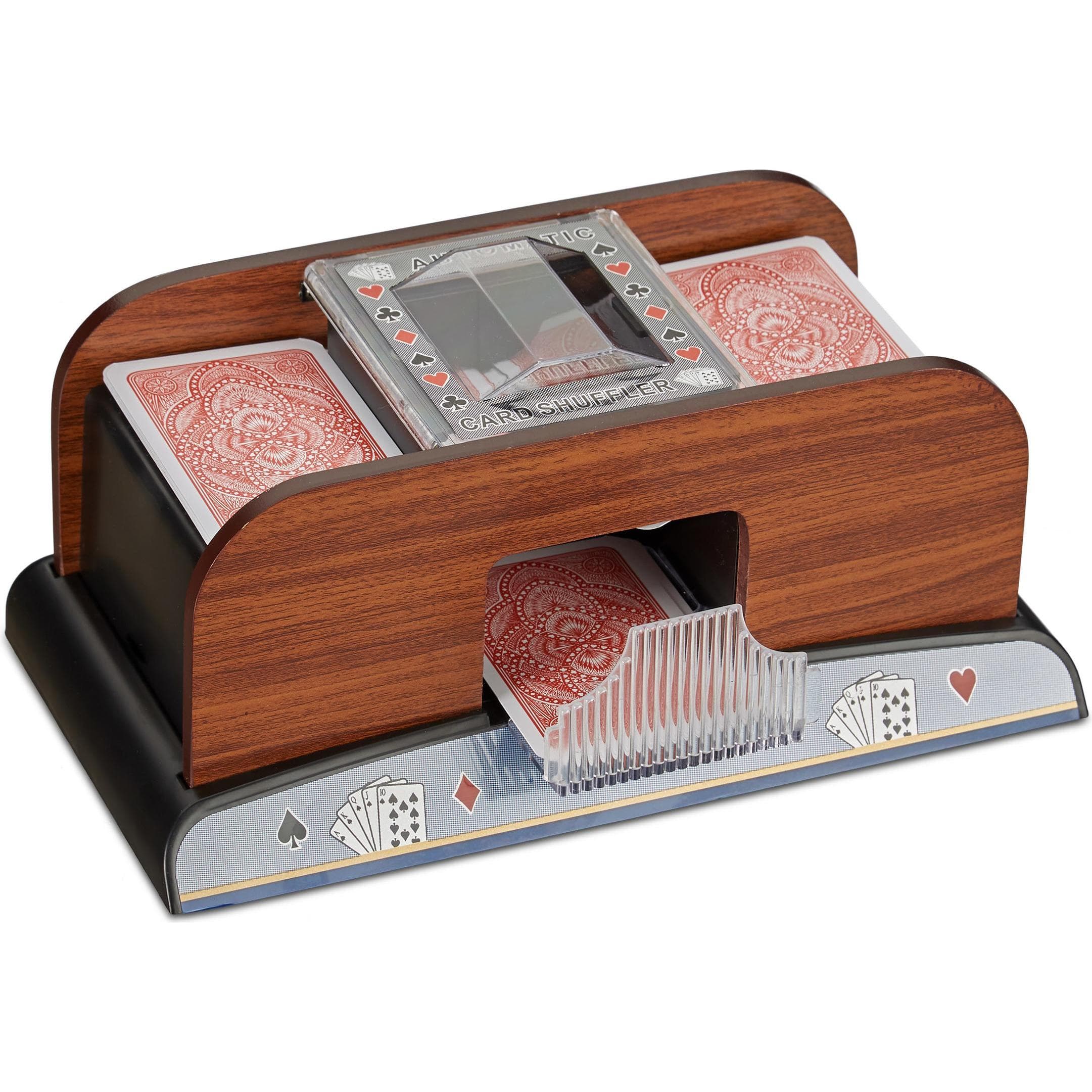 Relaxdays Mélangeur de cartes 2 decks
