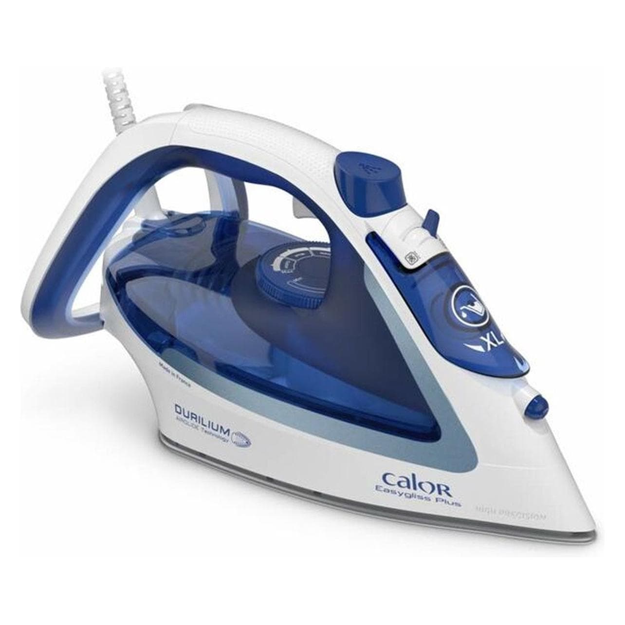Calor Easygliss, Fer à repasser, Blanc, Bleu