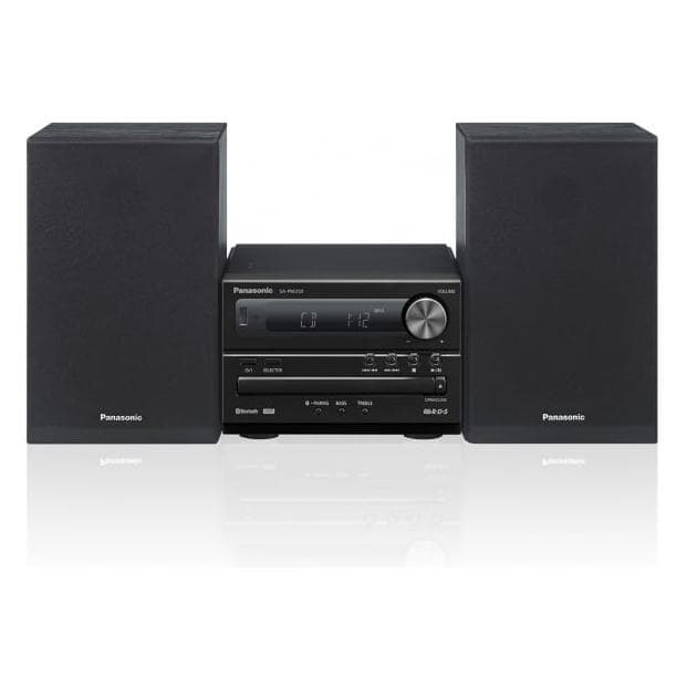 Panasonic Microchaîne hi-fi SC-PM250EE-K (Bluetooth, Lecteur de CD, 2x 20 W), Chaîne stéréo, Noir
