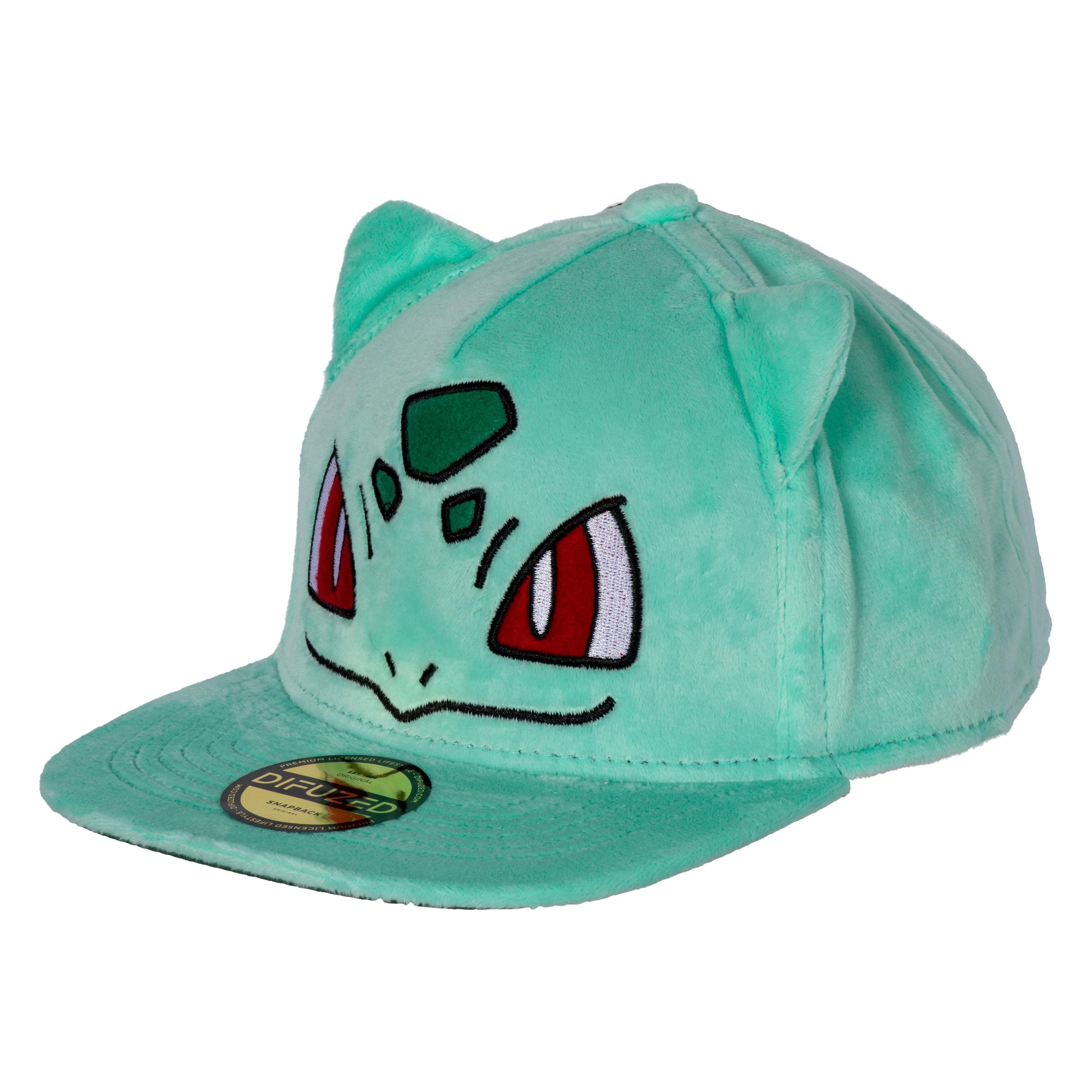 Difuzed, Unisexe, Casquette, Pokémon : Peluche Bulbasaur - Casquette, Noir, (Taille unique)
