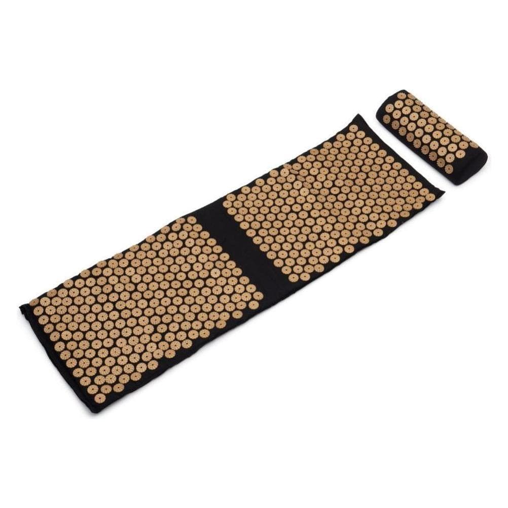 OEM, Massage : accessoires, Other goods Acupuncture massage pad set with pillow and cover black gold