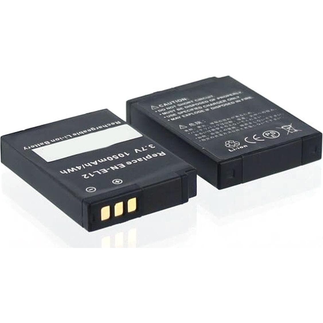 AGI 15663 - 1050 mAh - 3,7 V - Lithium-ion (Li-Ion) (Batterie de l'appareil photo), Alimentation pour appareil photo, Noir