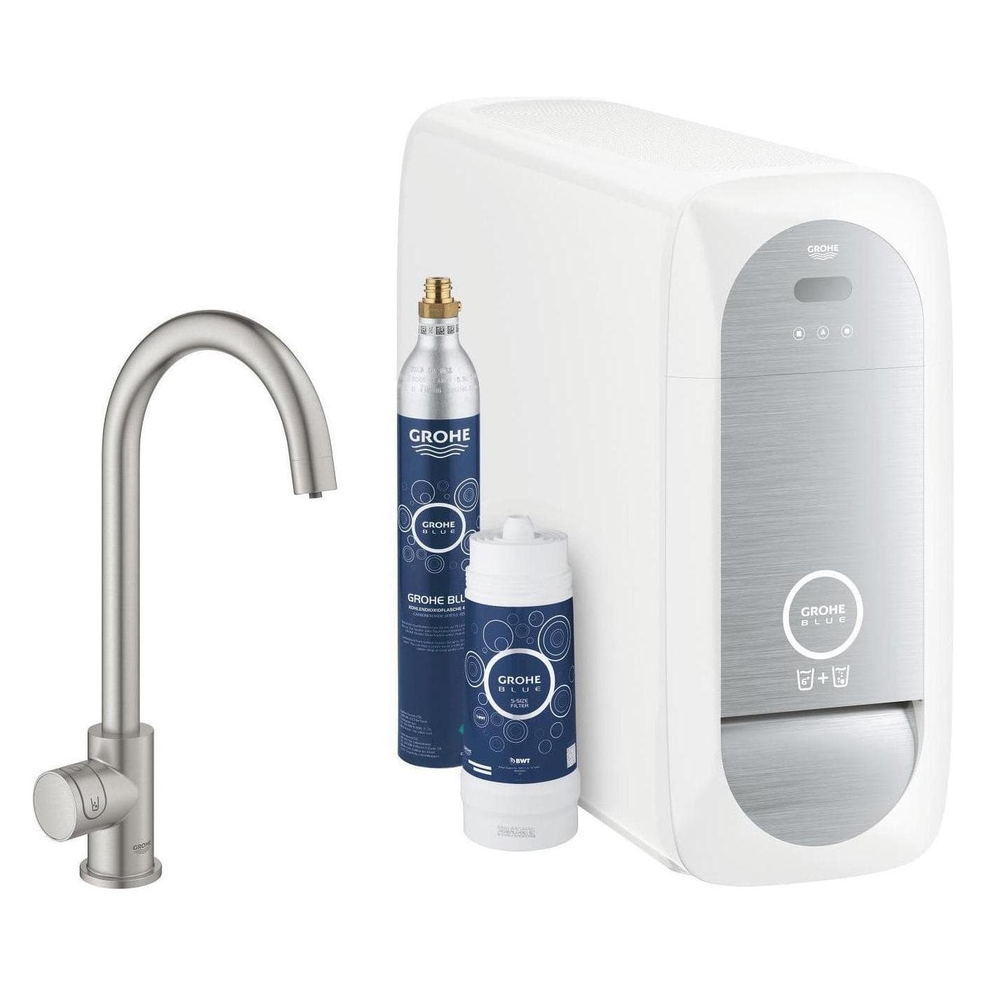 Grohe, Robinetterie de cuisine, Blue Home Mono Starter Kit