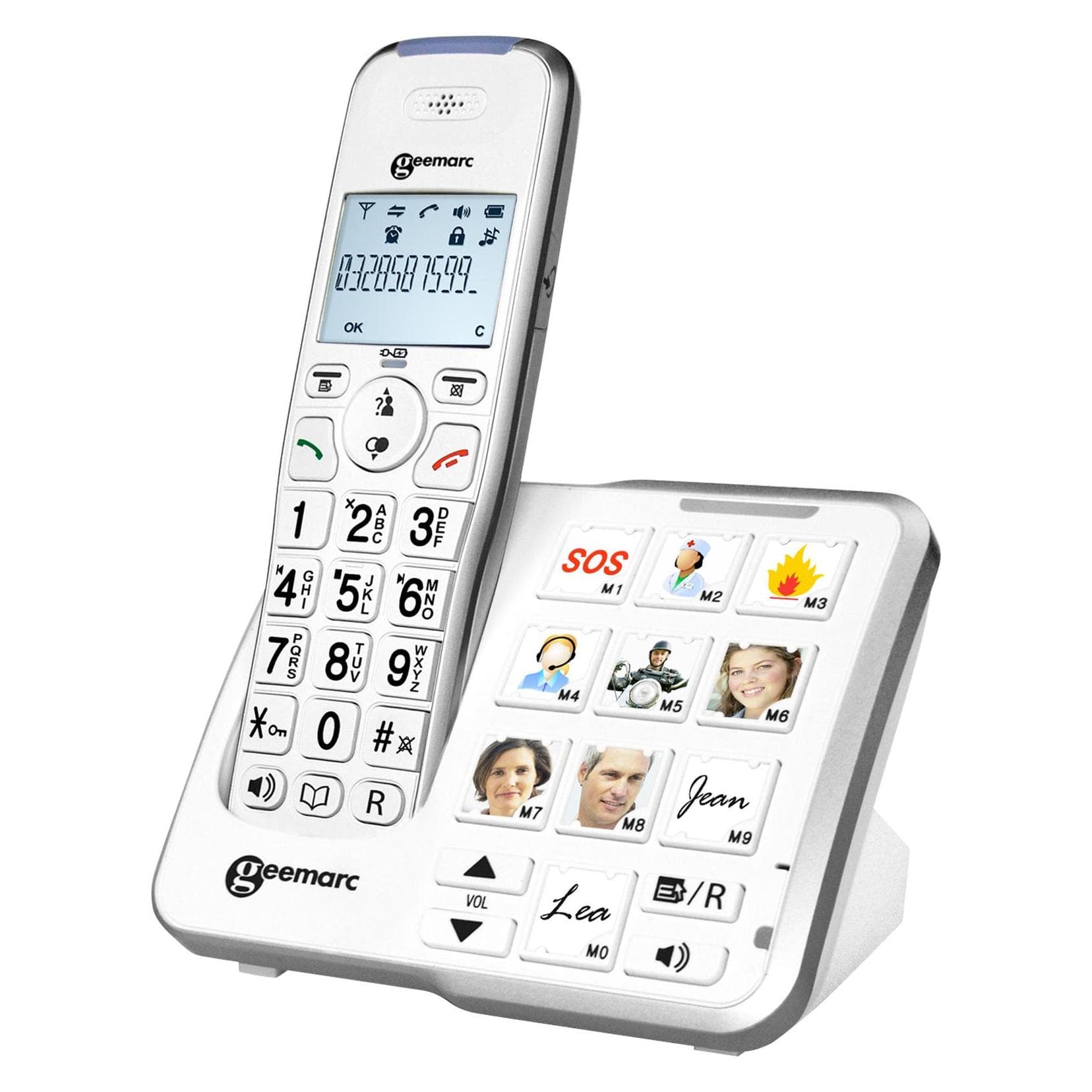 Geemarc Amplidect 295 Photo, Téléphone, Blanc