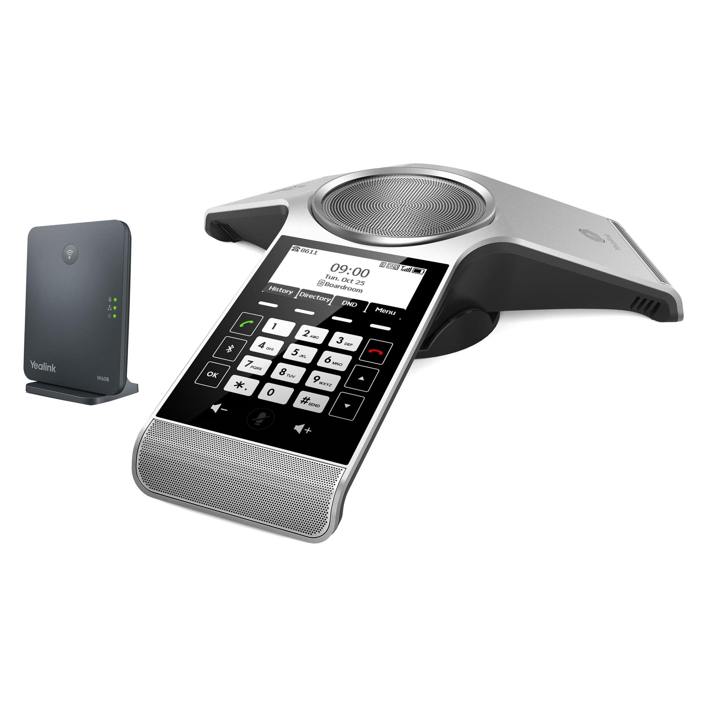 Yealink CP930W-Base Téléphone de conférence SIP, Téléphone, Argent