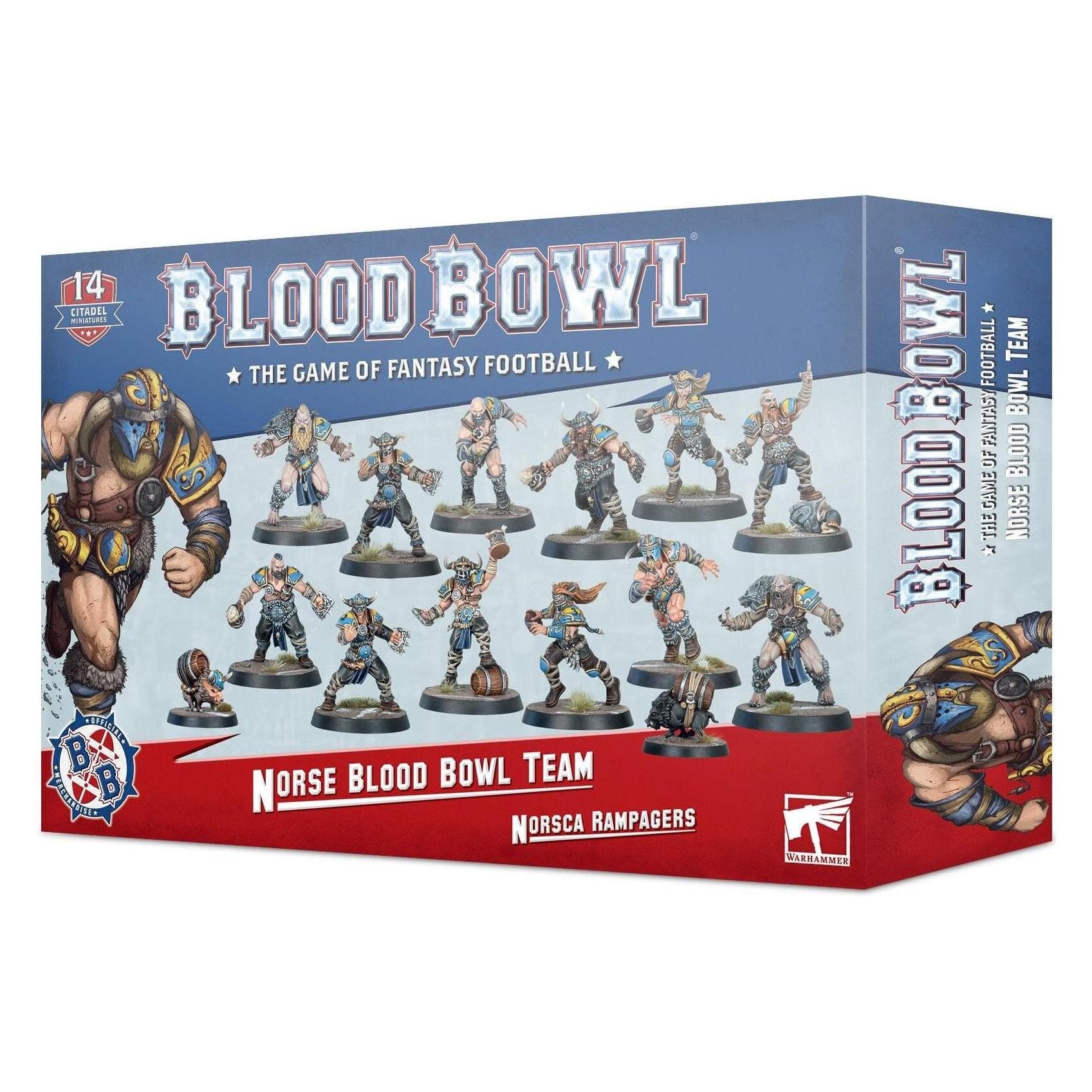 Games Workshop Équipe Norse Blood Bowl : Norsca Rampagers (Matières plastiques)