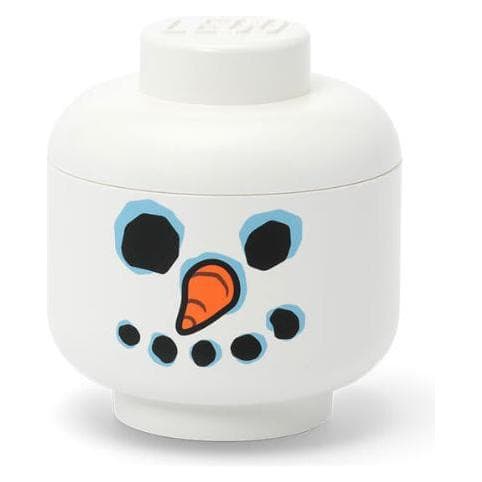 Room Copenhagen, Boîte à jouets, R.C. LEGO Storage Head Small Snowman