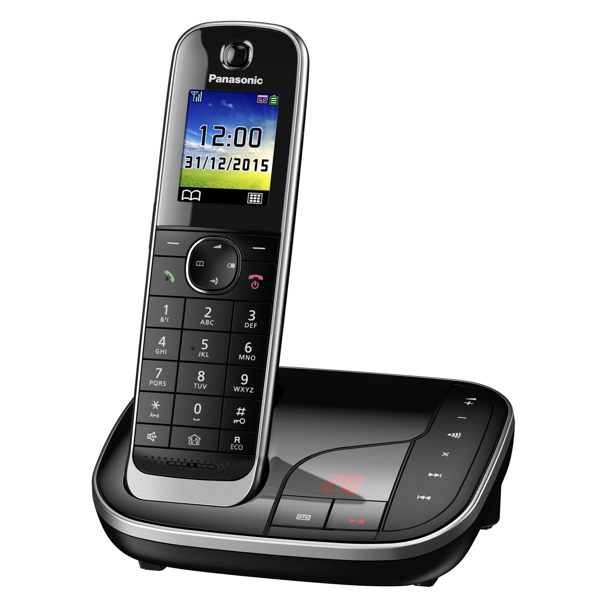 Panasonic KX-TGJ320GB, Téléphone, Noir