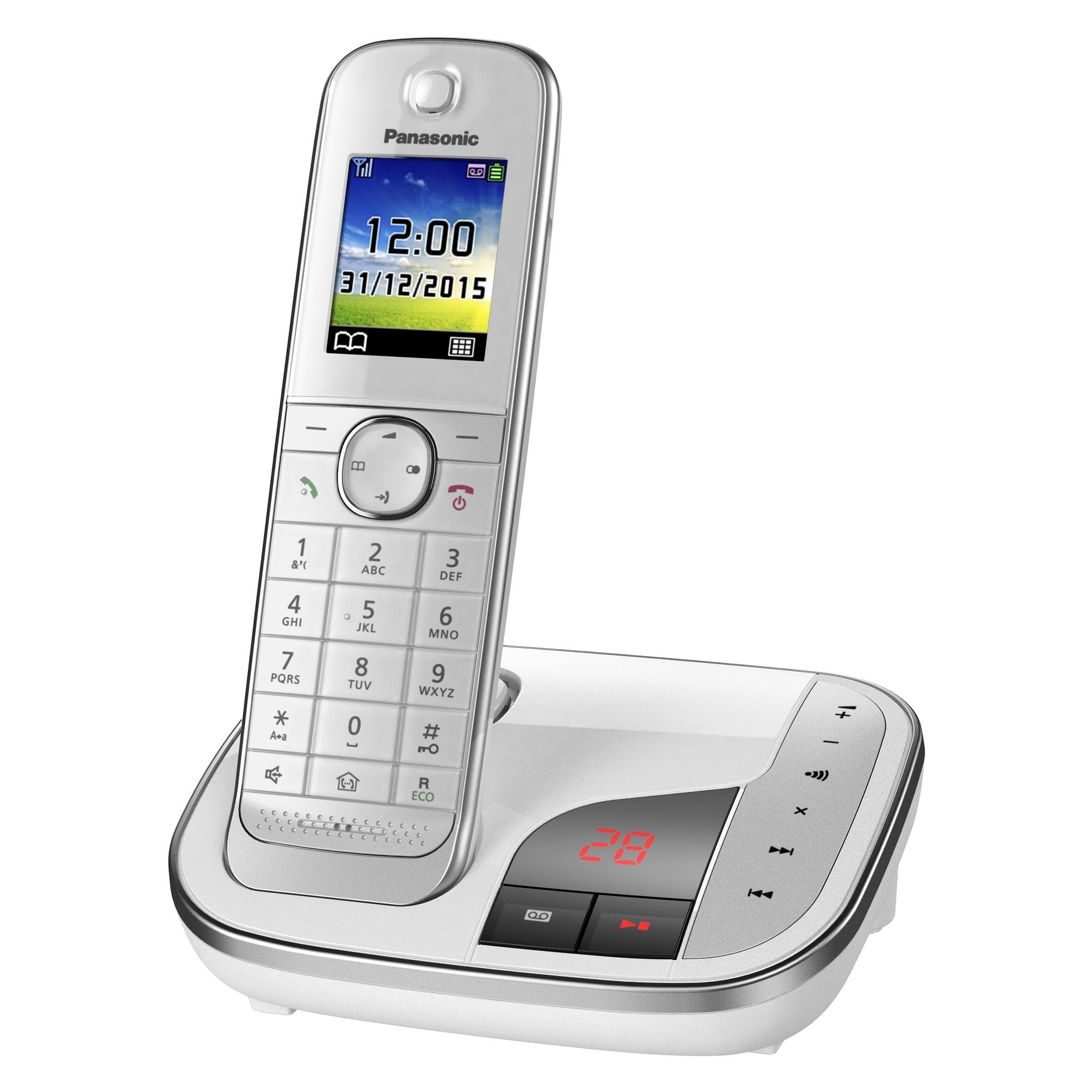 Panasonic KX-TGJ320GW, Téléphone, Noir