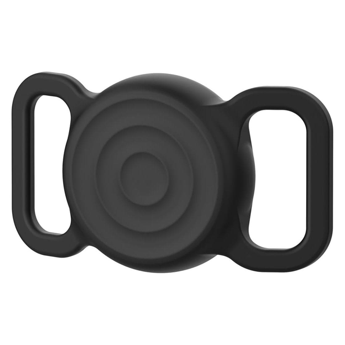 Hurtel Wasserdichte AirTag-Silikonhülle für Hunde- oder Katzenhalsband, Accessoires pour traceur, Noir