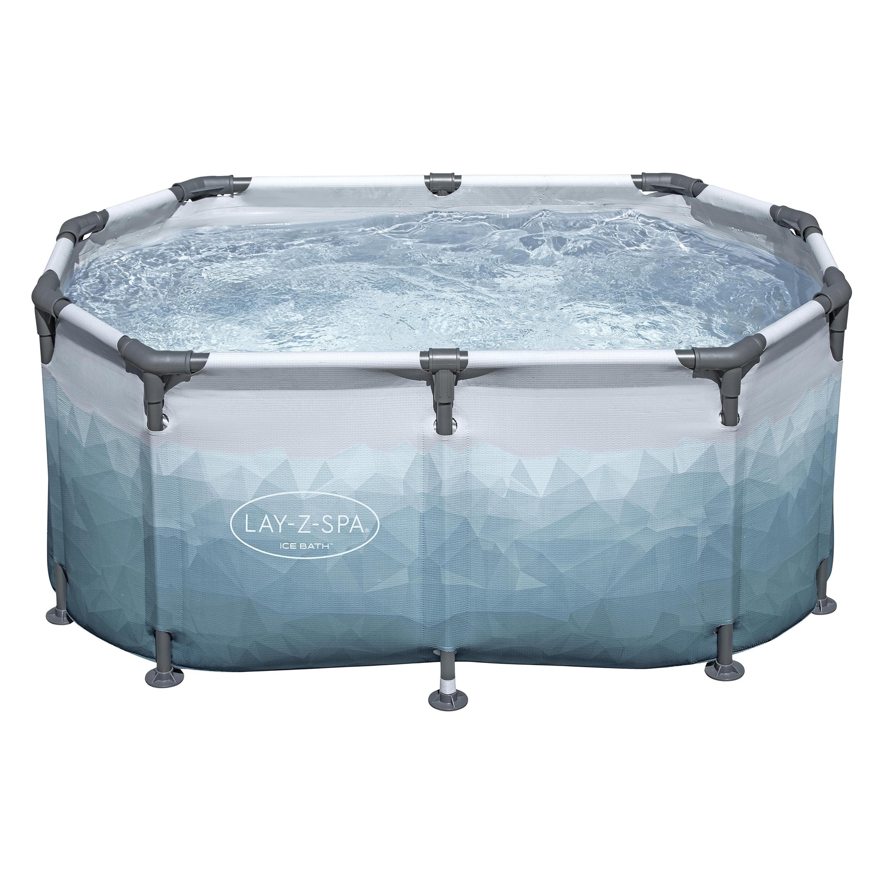 Bestway, Piscine, Lay-Z-Spa Bain de glace ovale (150 x 90 x 65 cm)