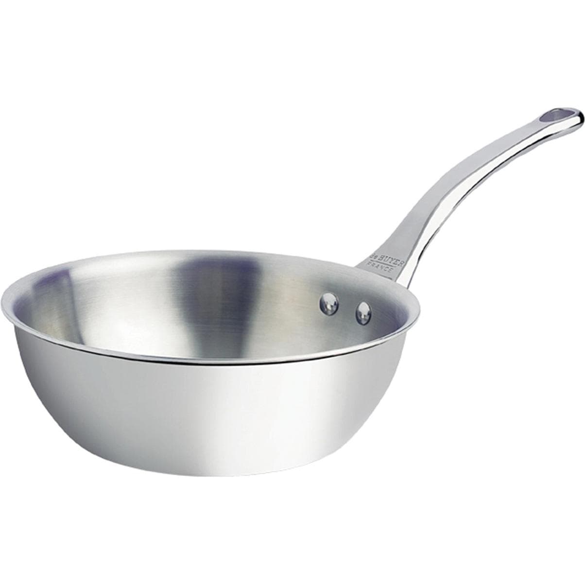 de Buyer Affinity Sauteuse à induction, Poêle + casserole, Argent