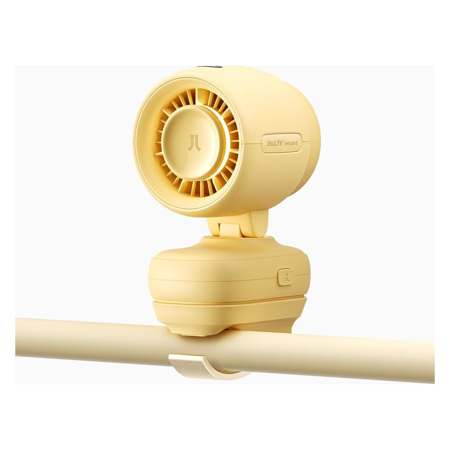 Jisulife Stroller Fan 4, Ventilateur, Jaune