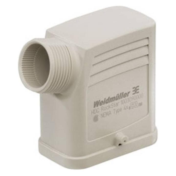 Weidmüller Boîtier de passe-fils Étrier longitudinal Kst IP66 1003090000, Câble + prise électronique, Beige