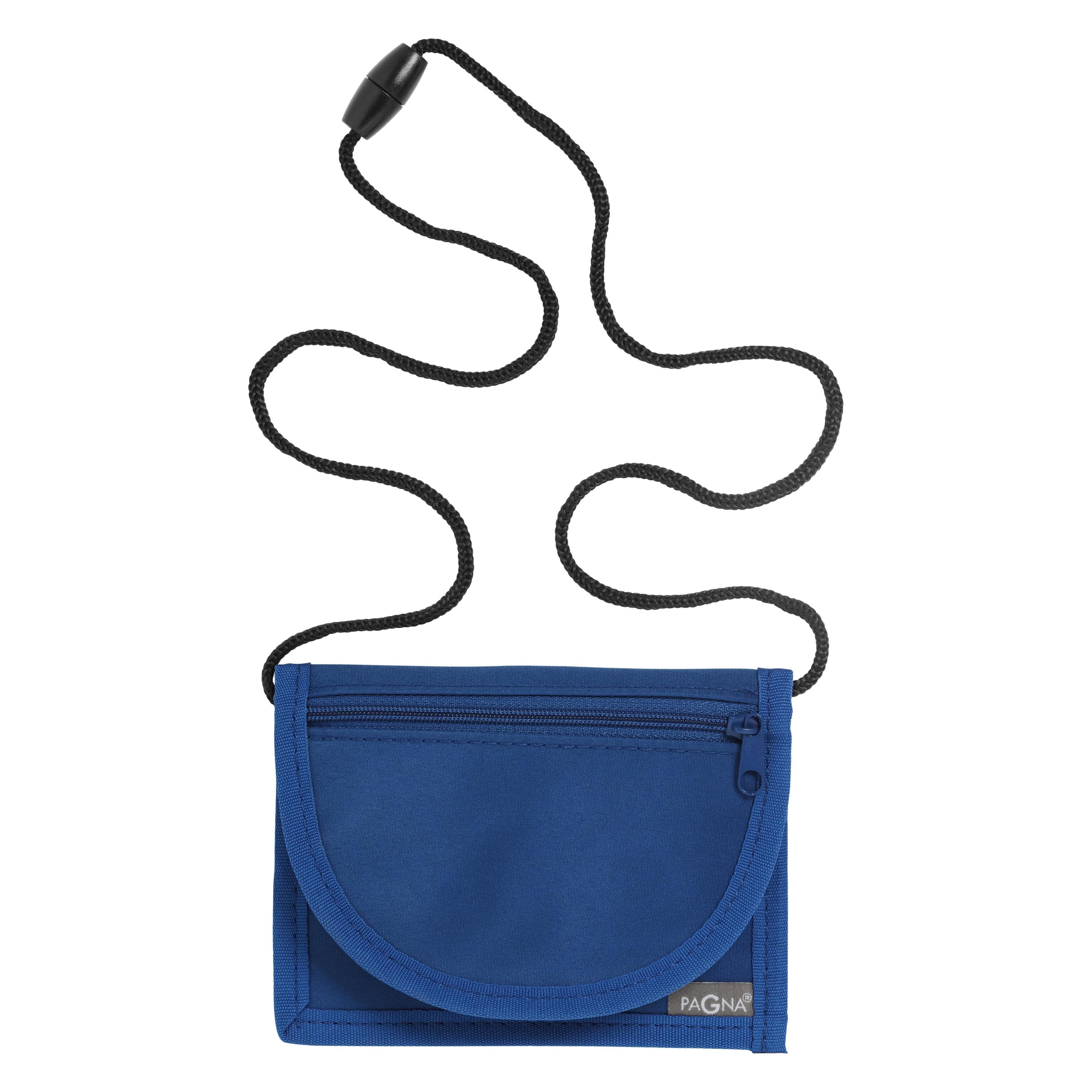 Pagna, Unisexe, Portefeuille, Pochette pour le cou Basic, Bleu