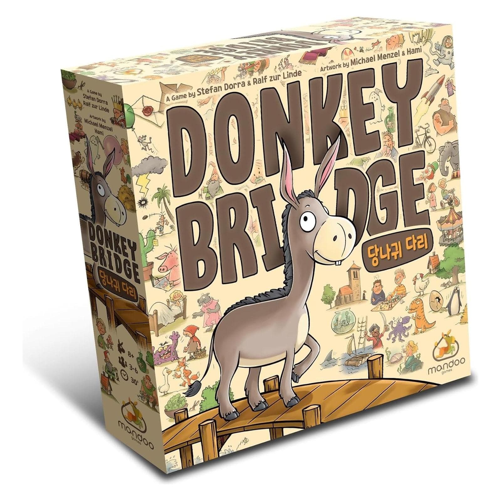 Mandoo Games Pont de l' ne - Jeu de cartes en anglais pour stimuler créativité et mémoire (Anglais, 2 - 6 Joueur)