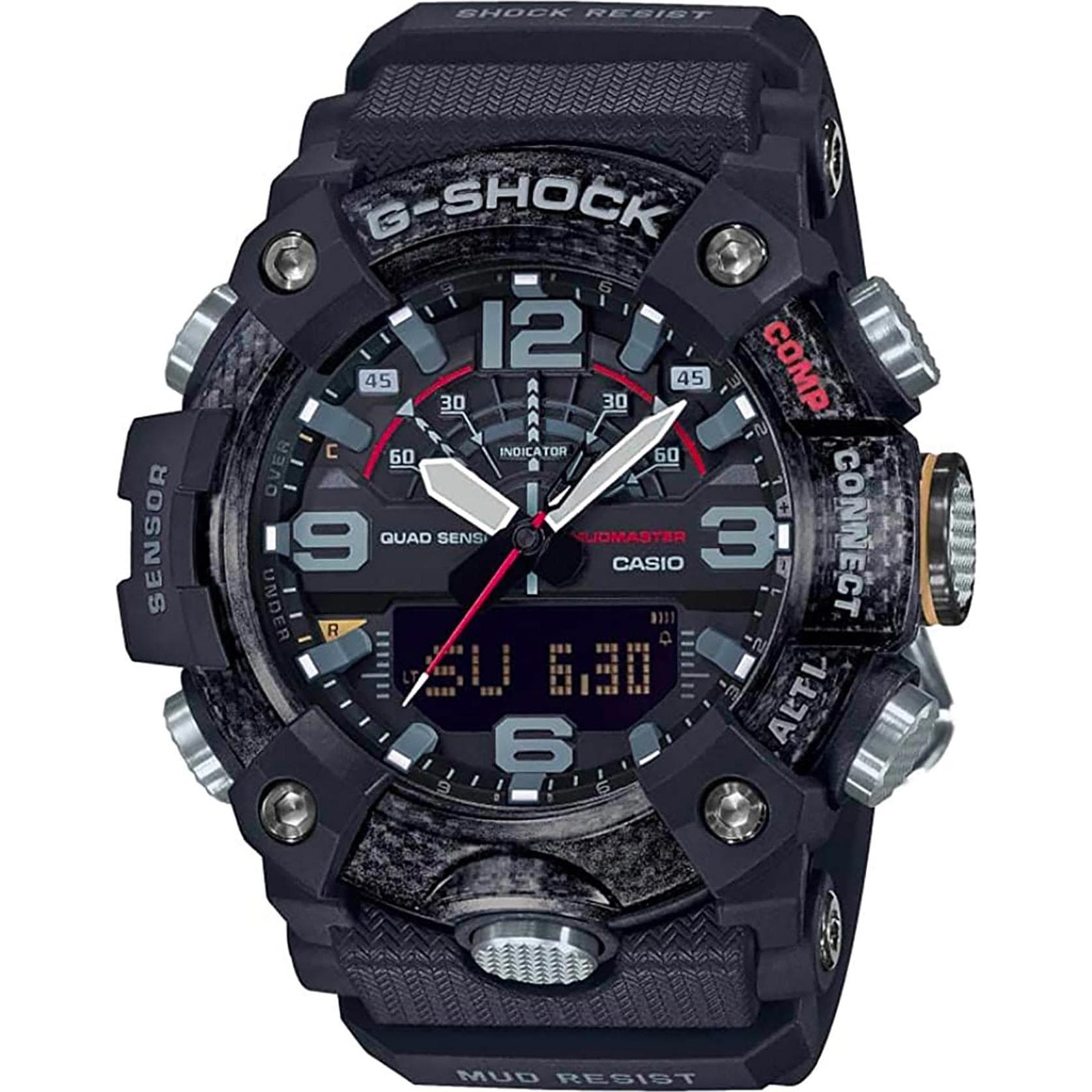 G-Shock, Montre, GG-B100-1AER, Noir, (Horloge analogique, Horloge numérique, Montre connectée, Montre de sport, 55.40 mm)
