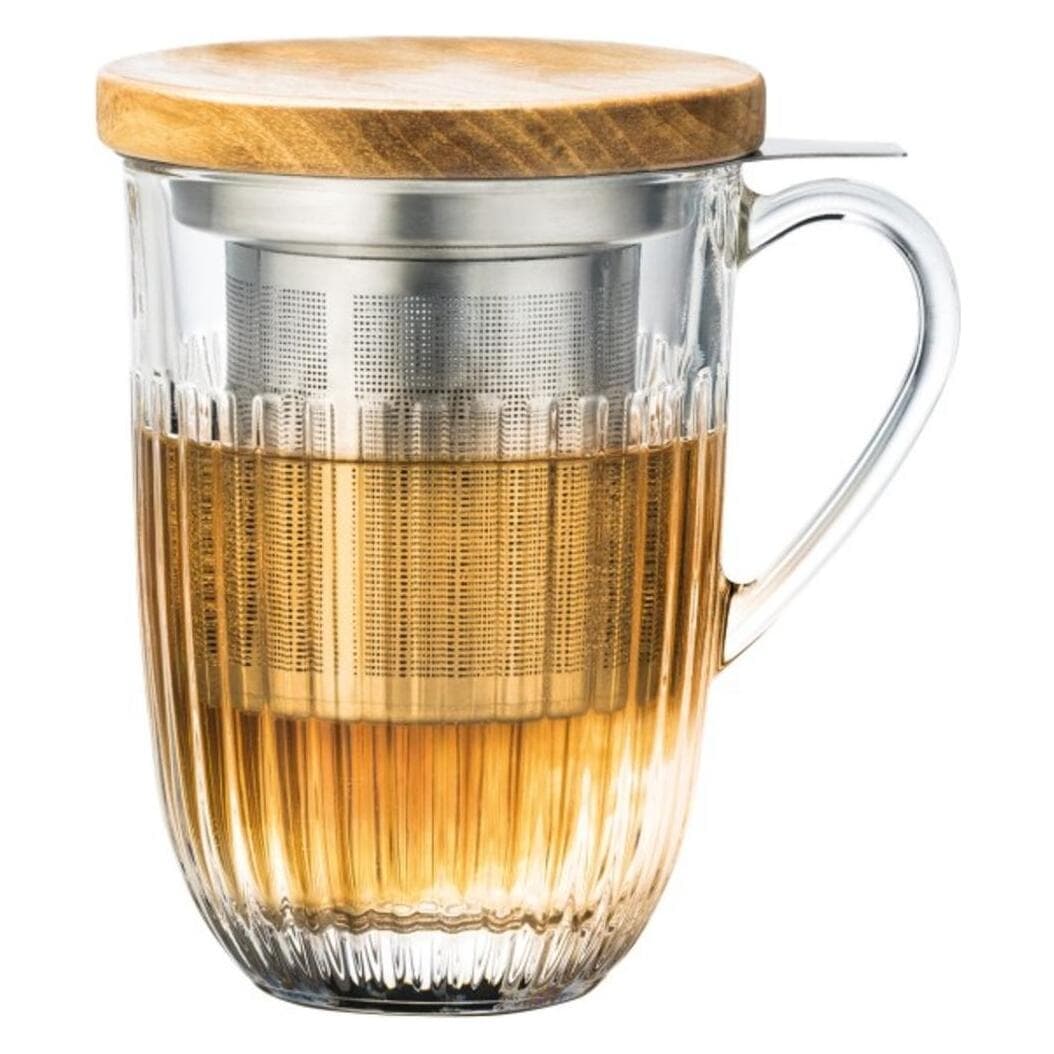La Rochère Verre à thé avec filtre à thé OUESSANT, Tasse, Transparent