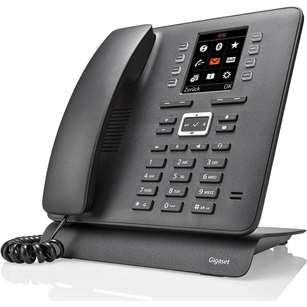 Gigaset T480HX (version DE), Téléphone, Noir
