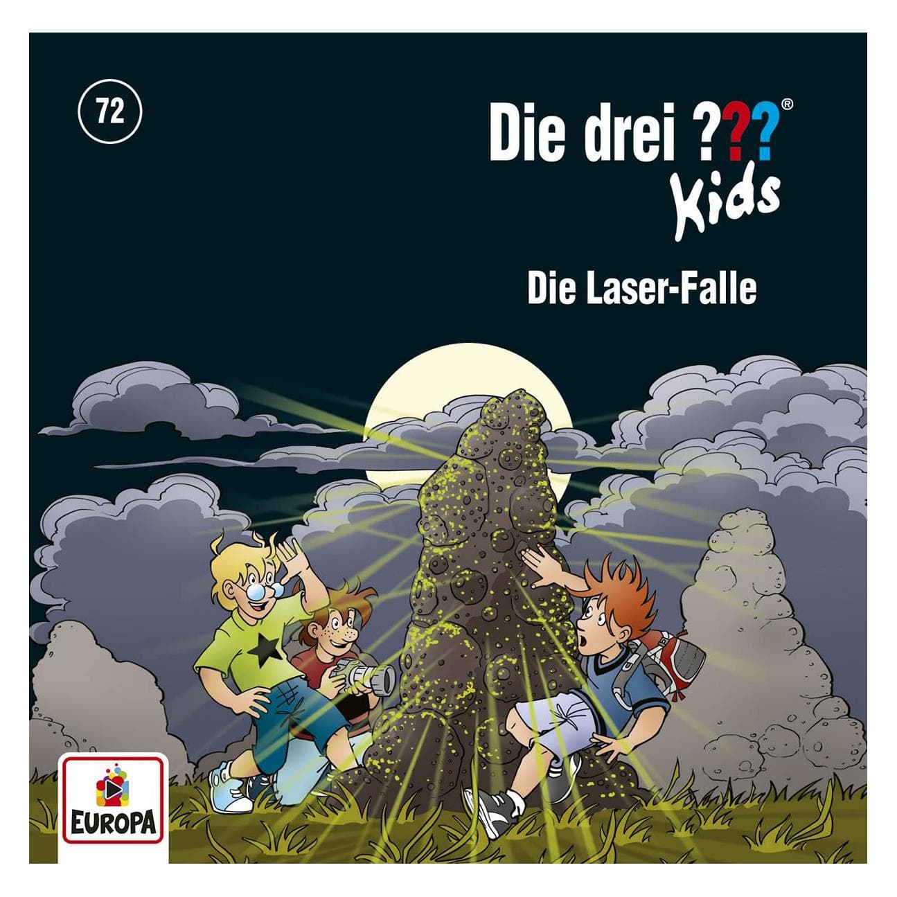 Les trois TROIS QUESTIONS kids 72 - Le piège à laser, Livres audio