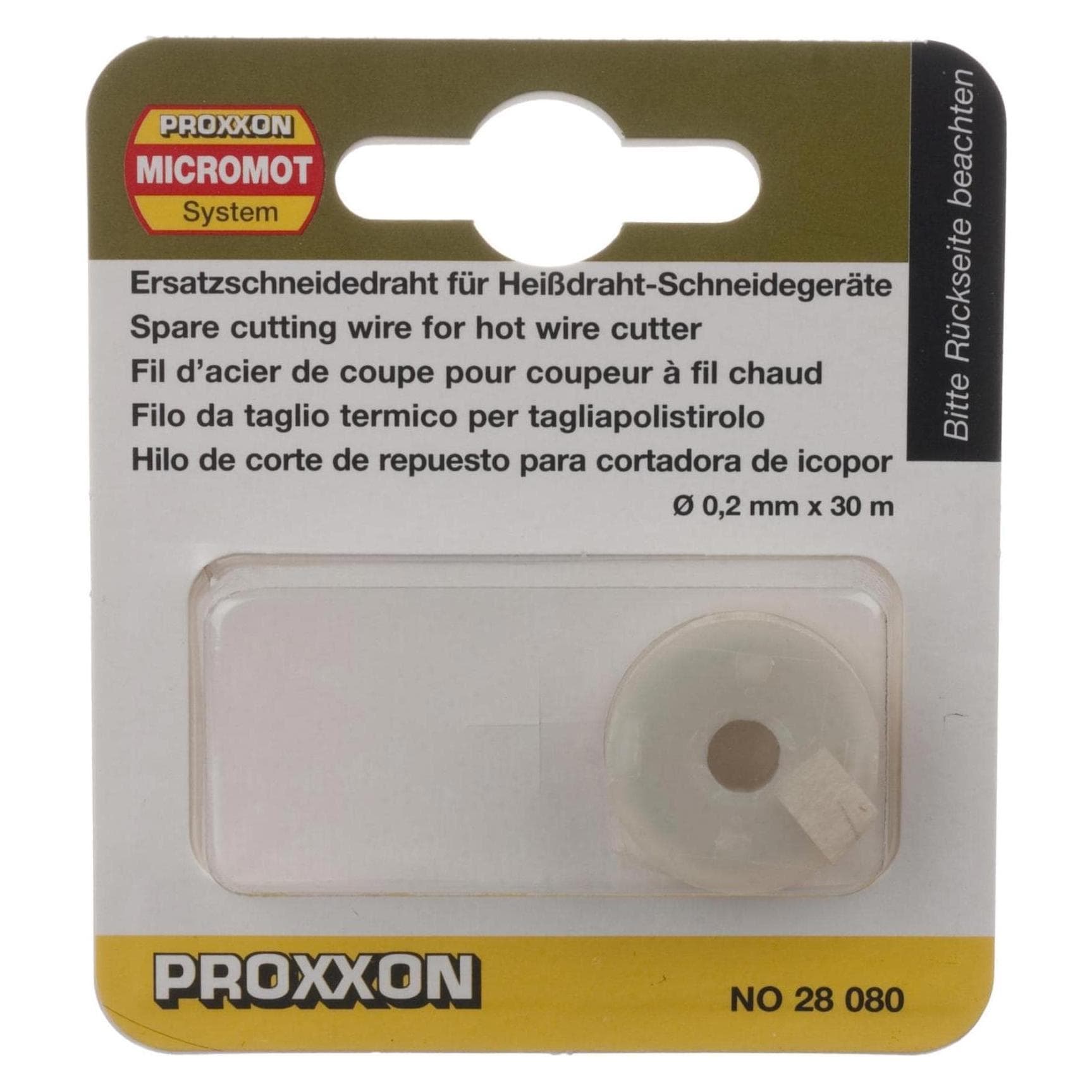 Proxxon, Scie spéciale, Fil de coupe (Unité de découpe à chaud)
