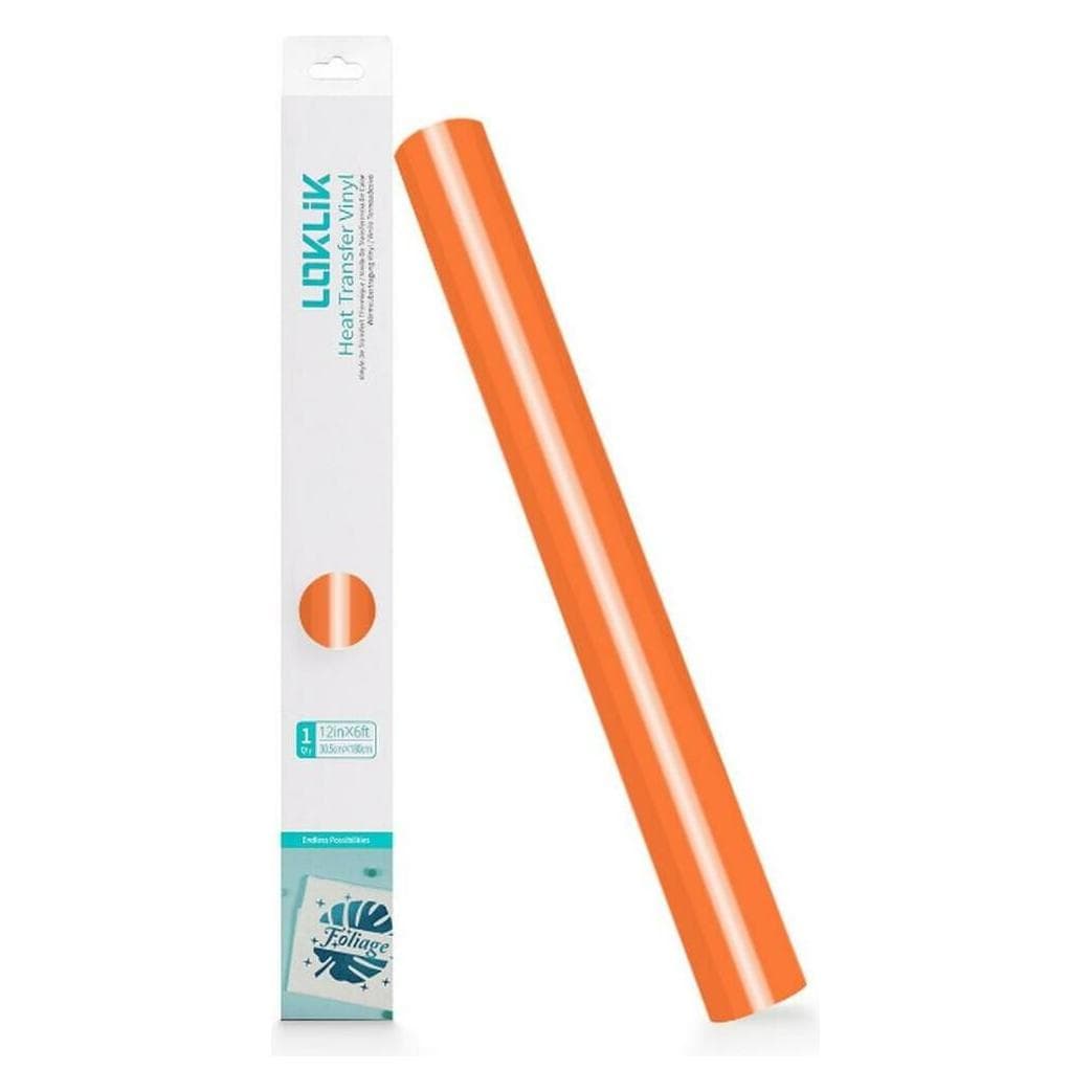 Loklik, Machine de découpe : accessoires, Vinyle de transfert de chaleur Basic - Orange