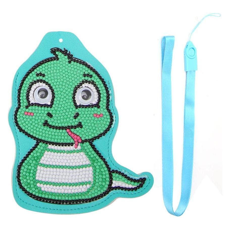 Cover-Discount Kit de bricolage DIY strass pendentif serpent