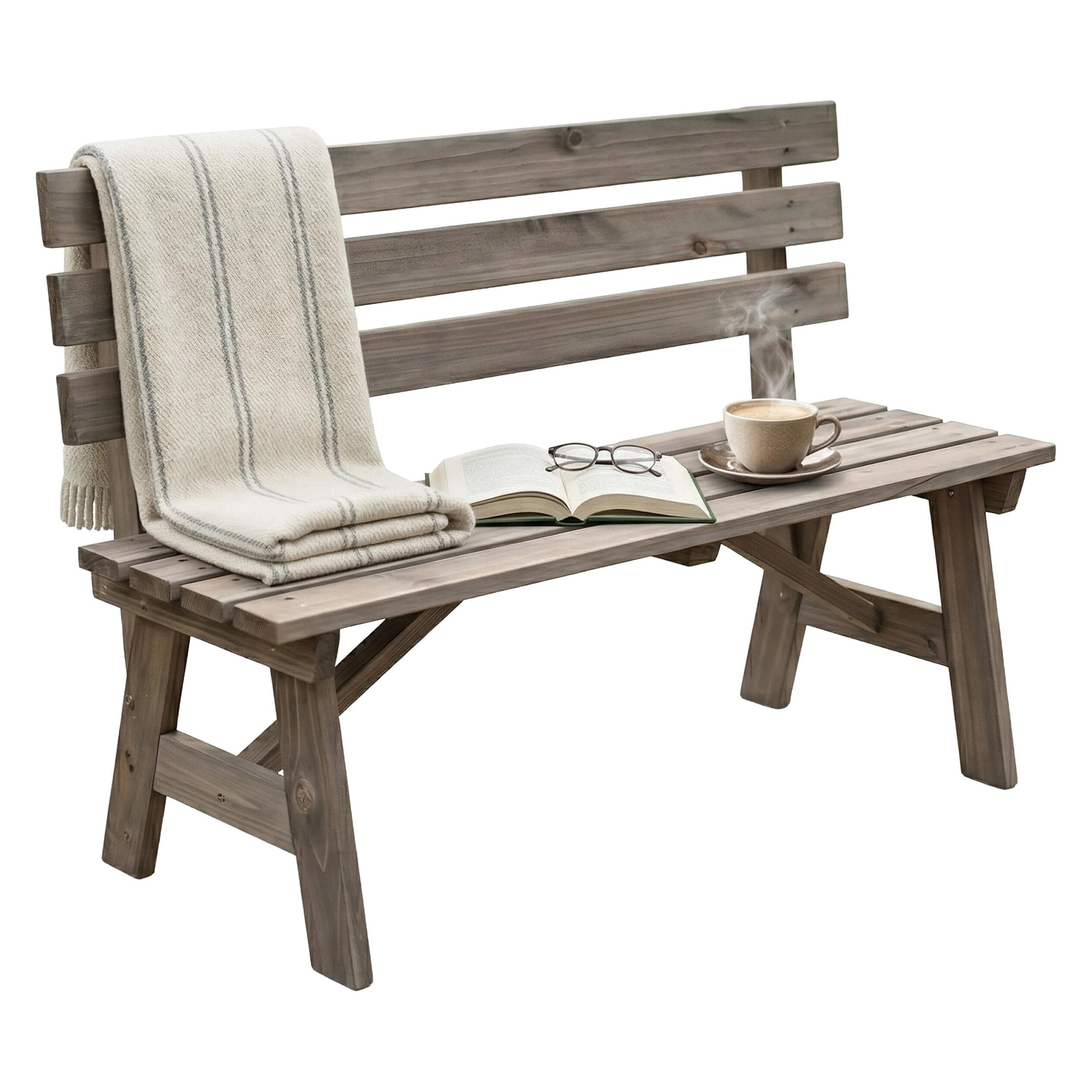 Relaxdays, Banc de jardin, Banc jardin