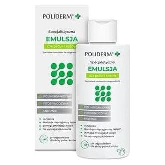 Sante JM POLIDERM EMULSJA stany zapalne skóry 140ml (Chat, Chien), Hygiène animale