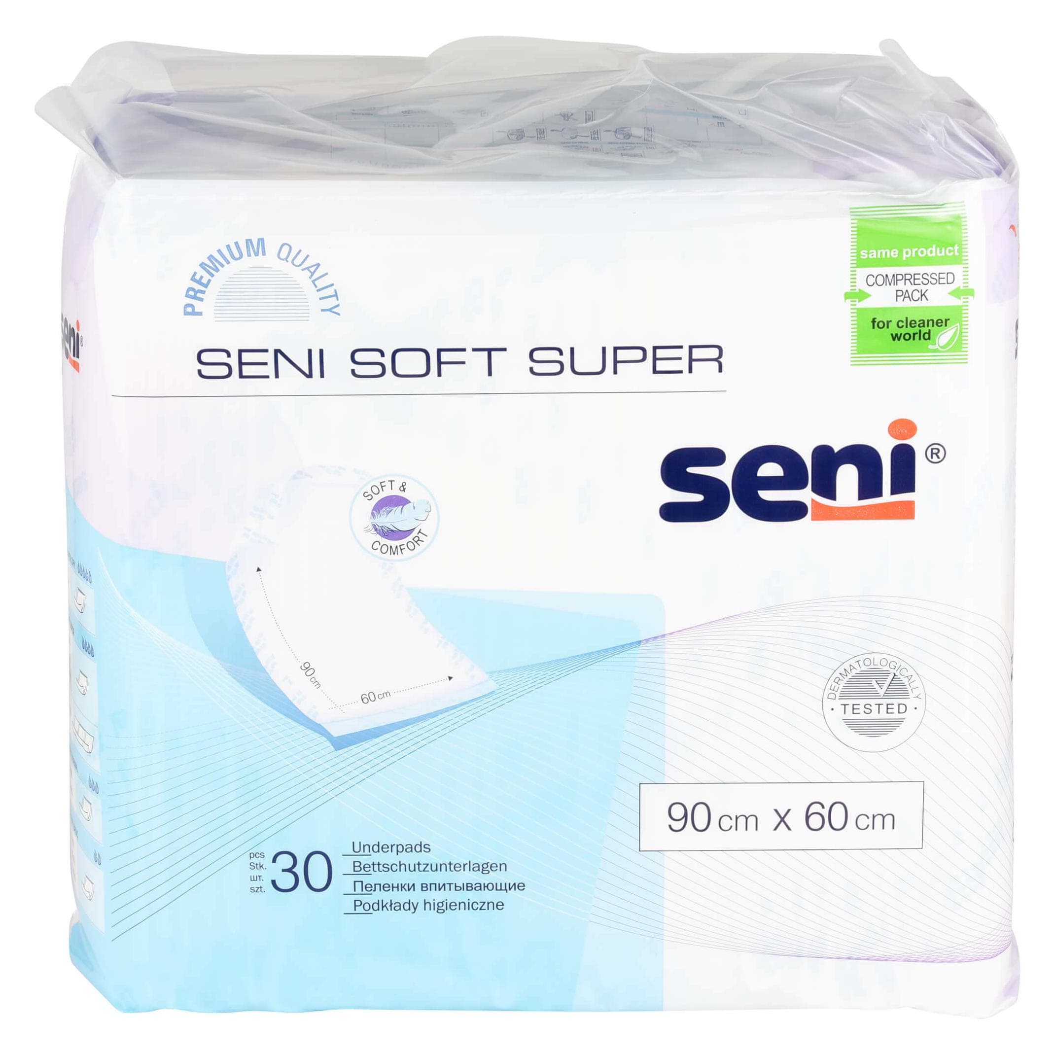 Seni, Produits pour l'incontinence, Soft Super alèses 4 gouttes (30x)