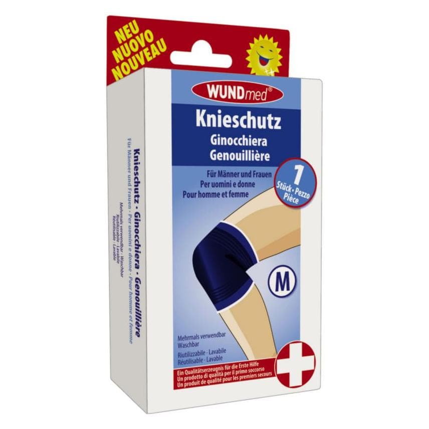 Wundmed, Bandages de sport, Genouillère, taille M bleu, 1 pc (M)