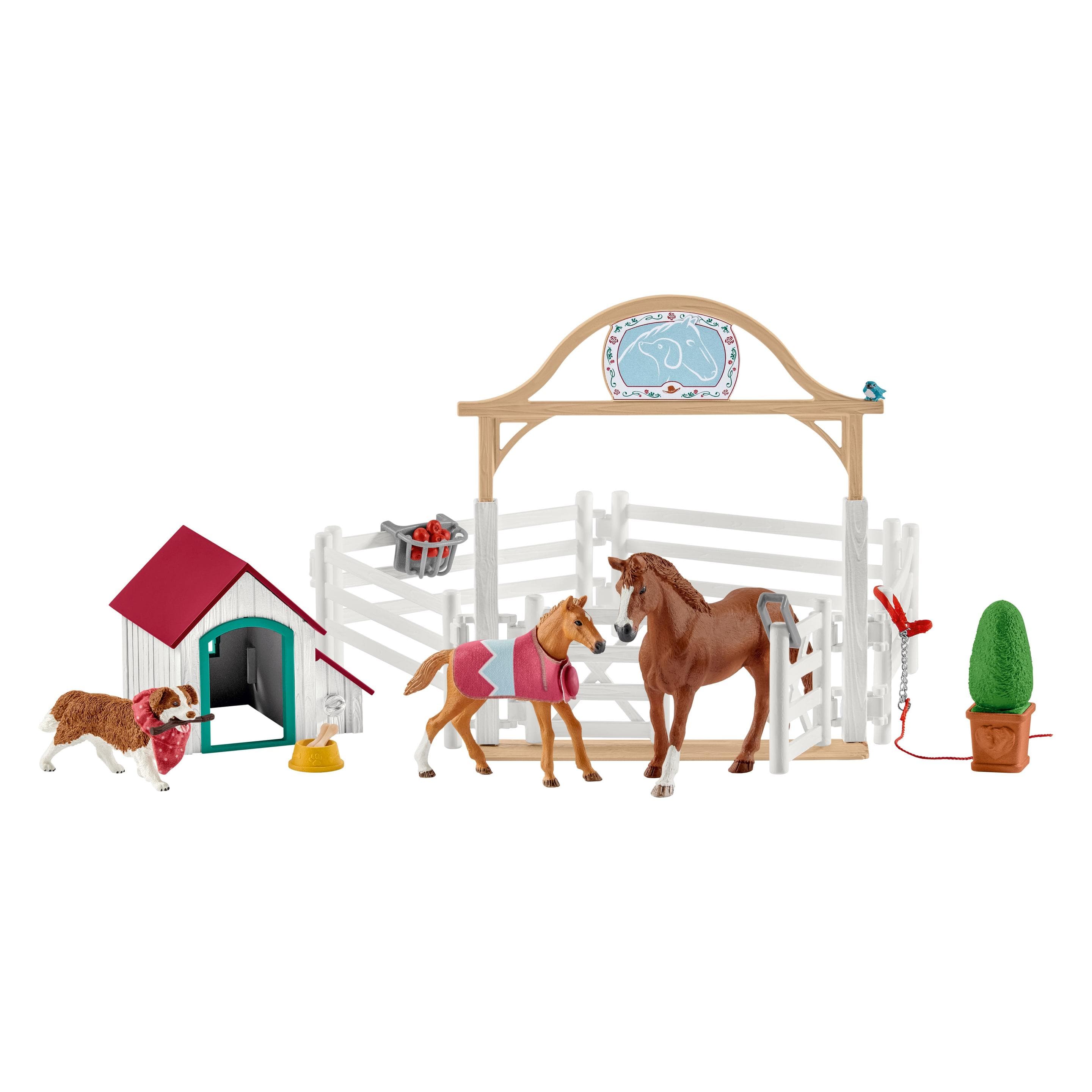 Schleich Les invités de Hannah avec Ruby Dog