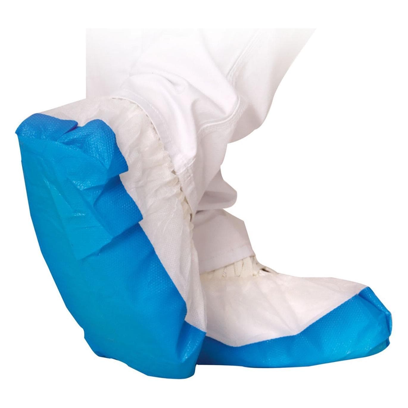 franz mensch, Protection au travail : accessoires, FM1048Überschuhe antirutsch weiss-blau 50er Weiss Blau (Couvre-chaussures)