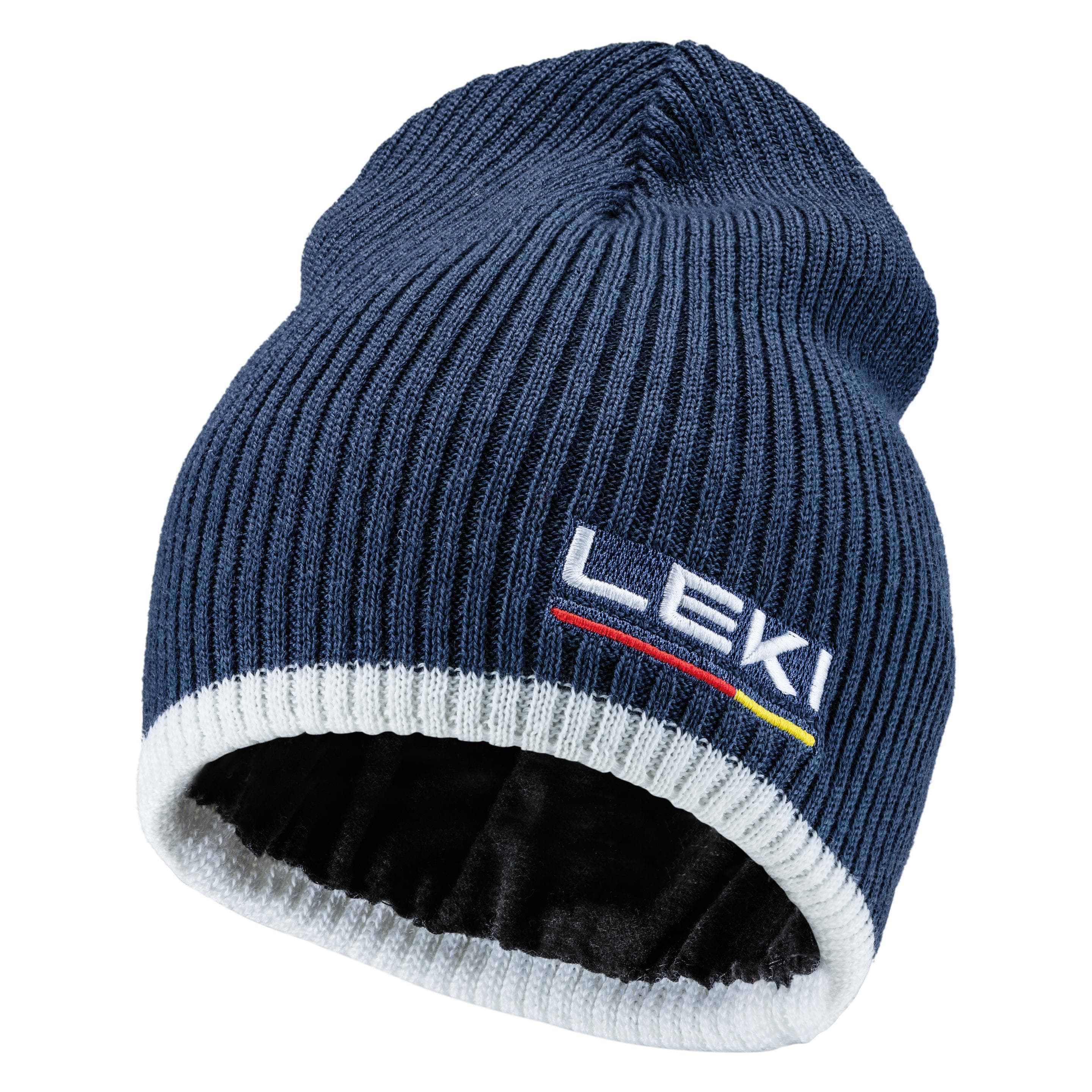 Leki, Hommes, Bonnet, Czapka Wool Beanie, Bleu, (Taille unique)