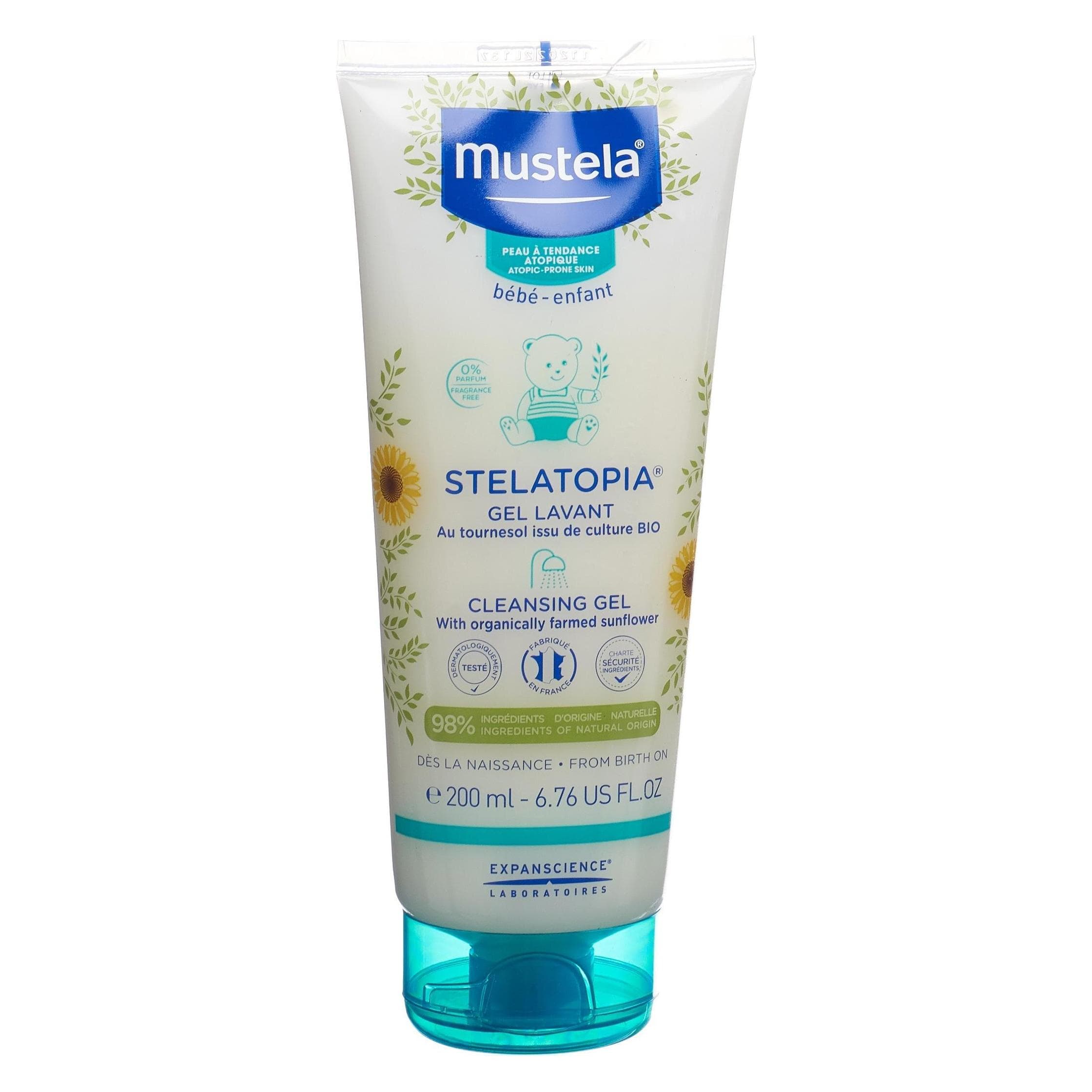 Mustela, Soin corporel bébé, Bébé Stelatopia Cleansing Gel