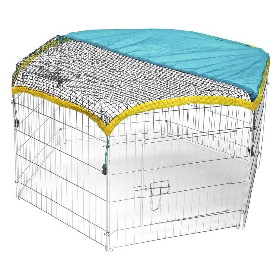 Kerbl Elément de remplacement avec porte pour enclos hexagonal A81133101, Cage + enclos