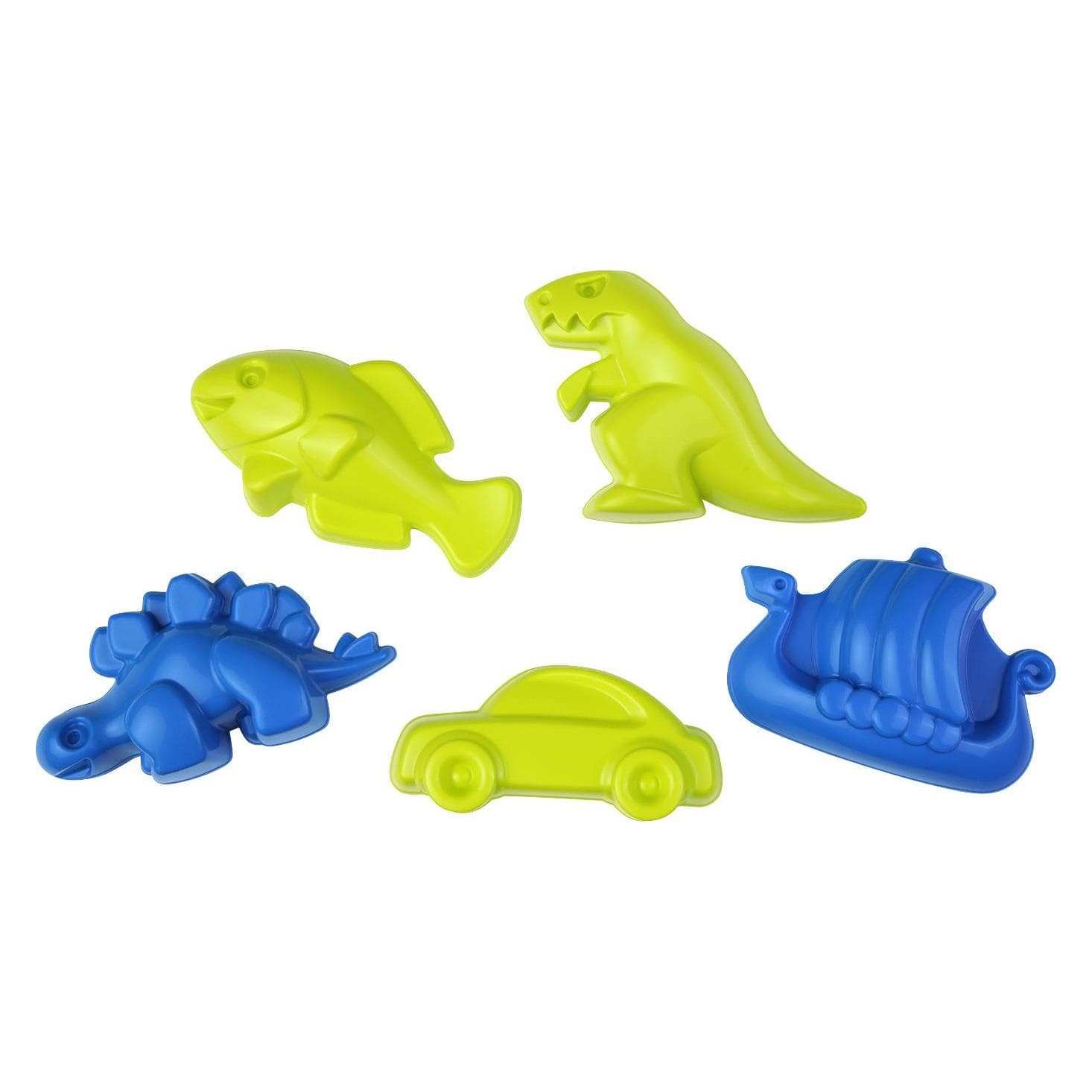 Lena Set de sable, 5 pièces avec dinosaures, filet