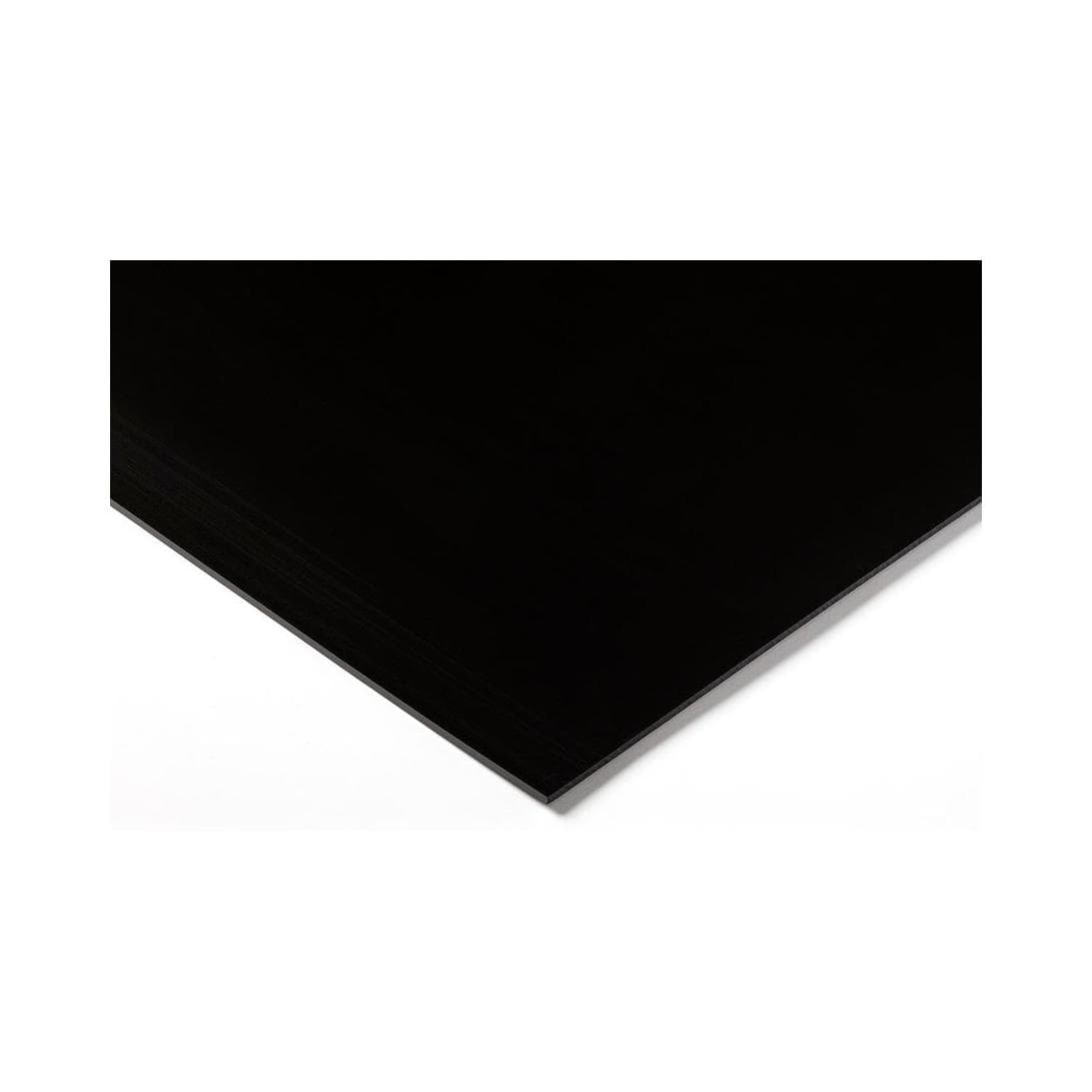 RS PRO, Mobilier : équipements, Plaque polyéthylène noire, 500x500x20mm