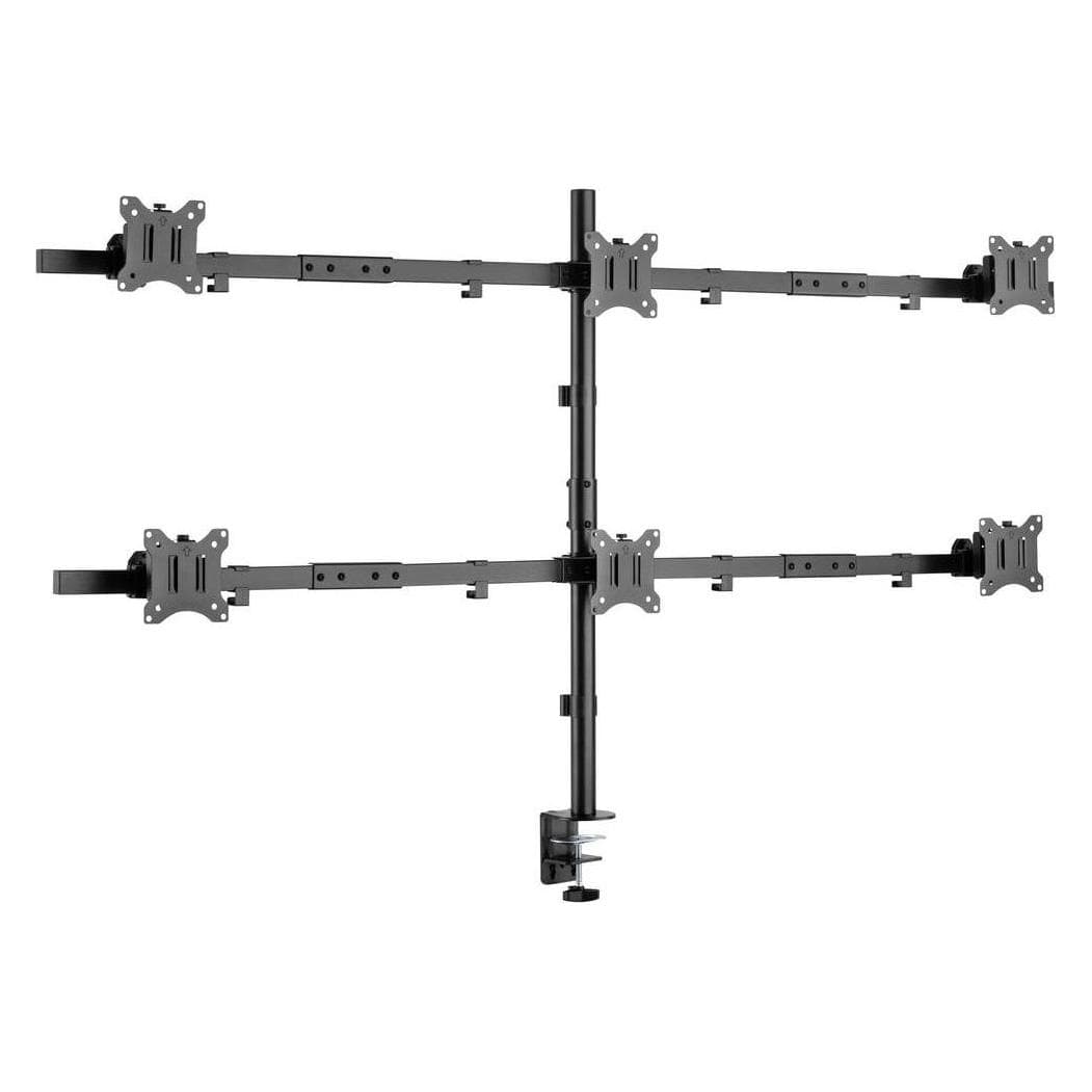 SpeaKa Professional SP-MM-1010 1 Stück Monitorhalterung 43,2 cm (17") - 81,3 cm (Tables, 32.01", 7 kg), Support de moniteur, Noir
