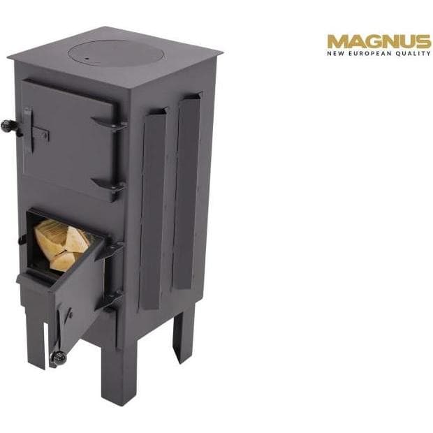 Markone, Cheminée extérieure, Poêle à bois Magnus