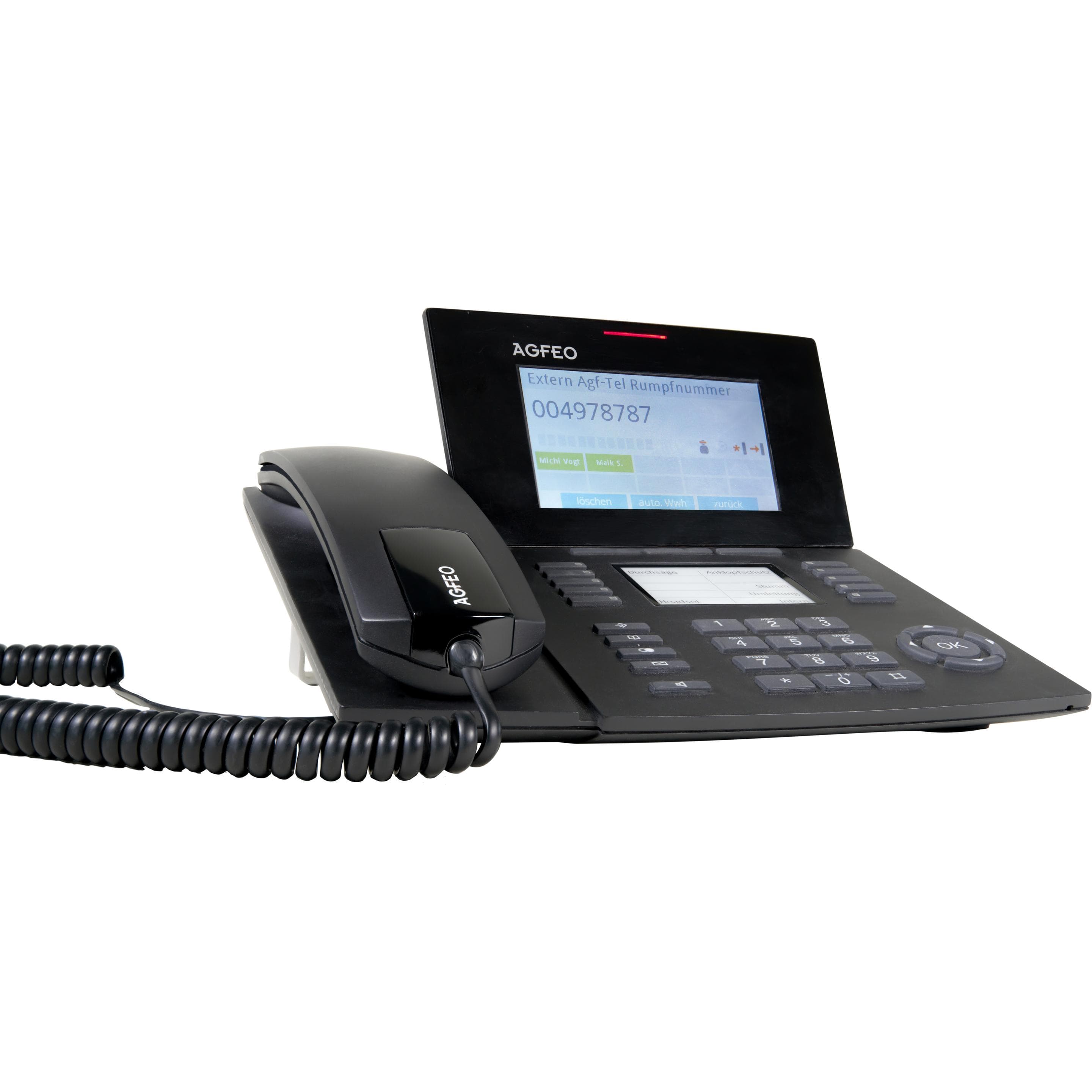 Agfeo ST 56 IP, Téléphone, Noir