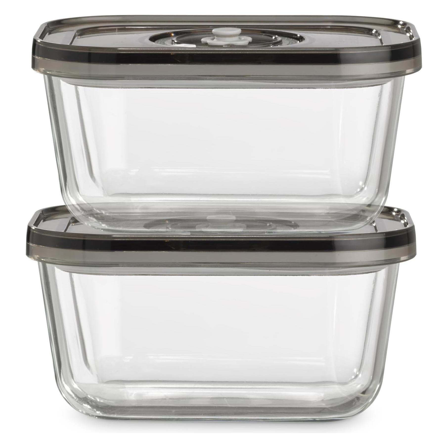 Caso VacuBoxx Eco-Duo S, Boîte de conservation, Transparent, Gris