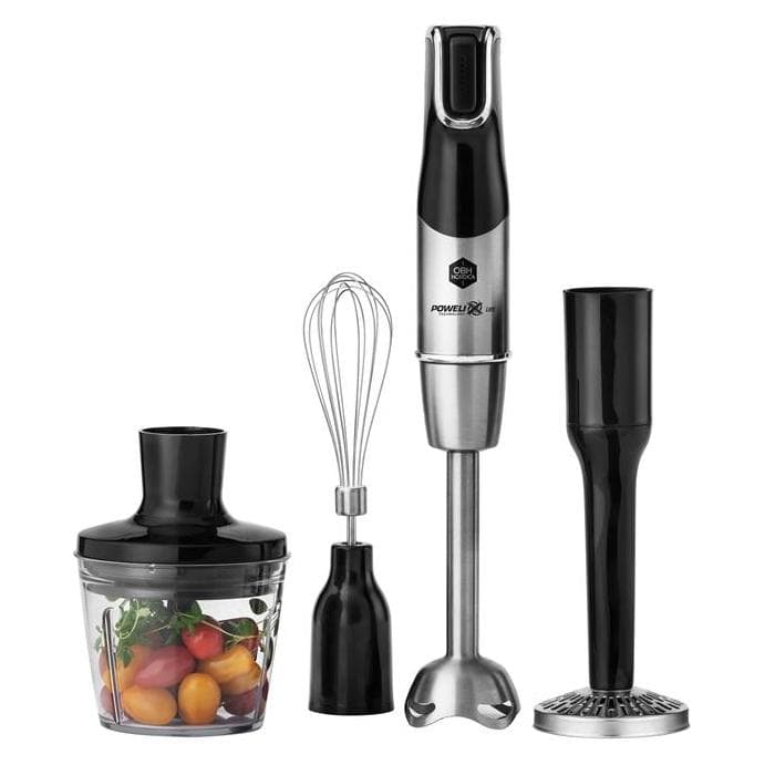 OBH Nordica Stavmixer set 1200W Infiny For, Mixeur plongeant, Noir